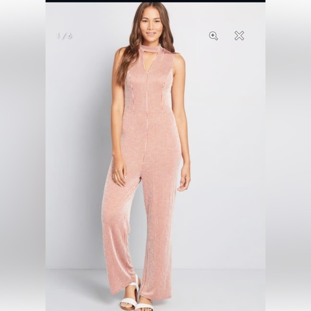 Mod cloth For the Bliss of It Jumpsuit medium NWT